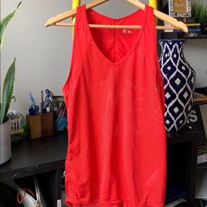 Red Workout Training Top